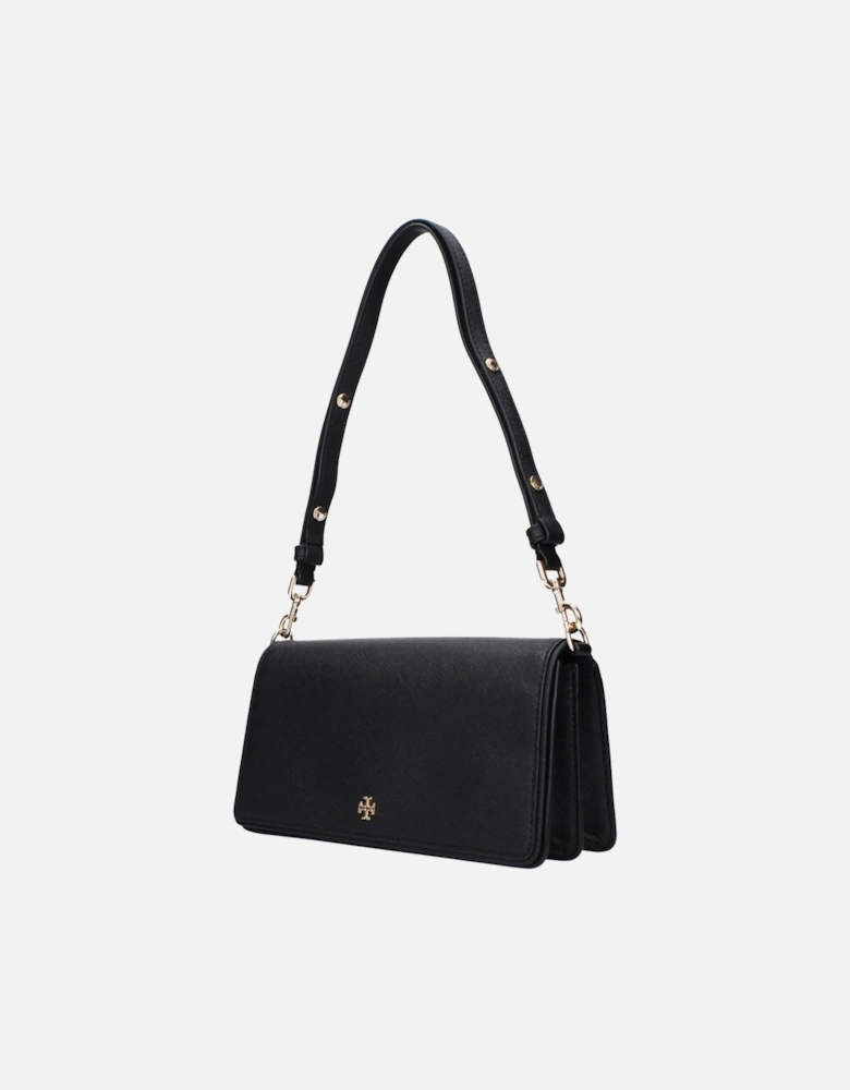 Leather Shoulder Bag with Adjustable and Removable Handle Women -