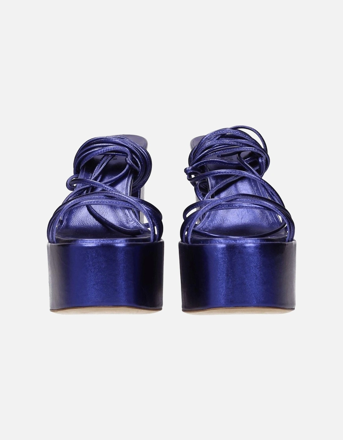 Pin Up High Heel Open Toe Sandals Women - Purple
