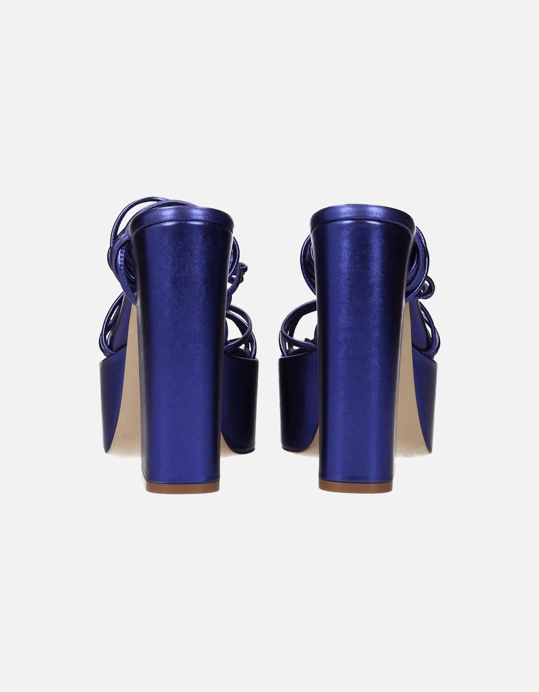 Pin Up High Heel Open Toe Sandals Women - Purple