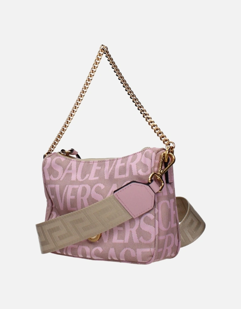 Small Casual Handbag with Removable Shoulder Strap Women - Pink