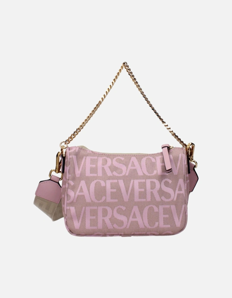 Small Casual Handbag with Removable Shoulder Strap Women - Pink