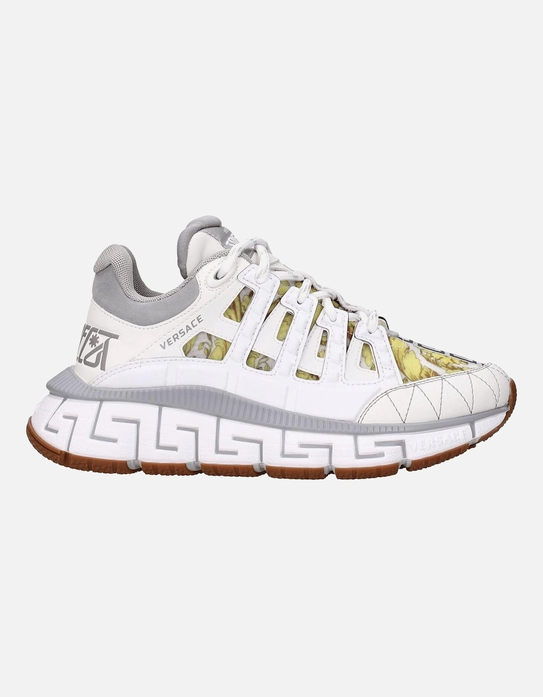 Leather Sneakers with Logo and Mid Heels Women - White, 6 of 5