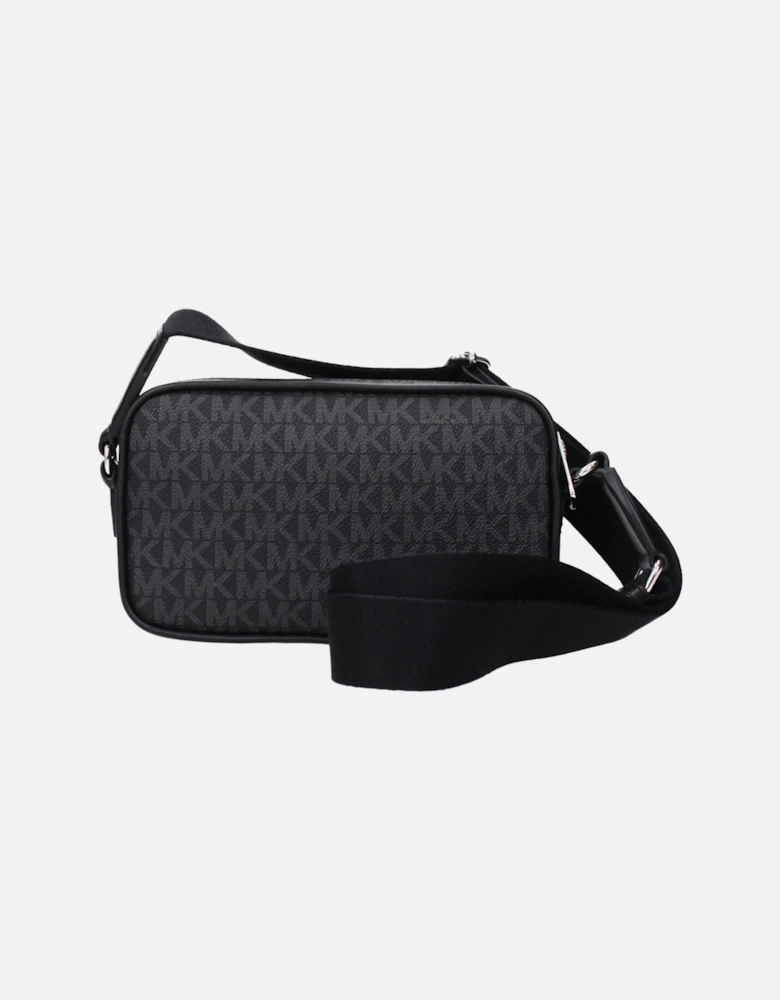 Logo Adjustable Shoulder Crossbody Bag Women - Black