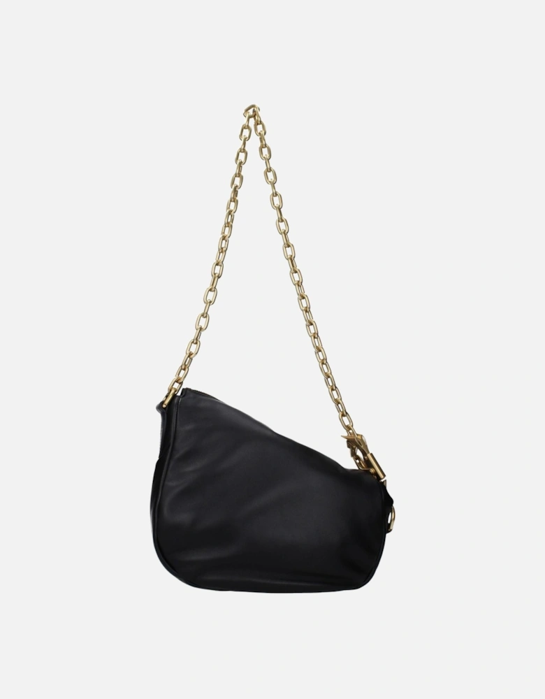Leather Shoulder Bag with Adjustable and Removable Handle Women -