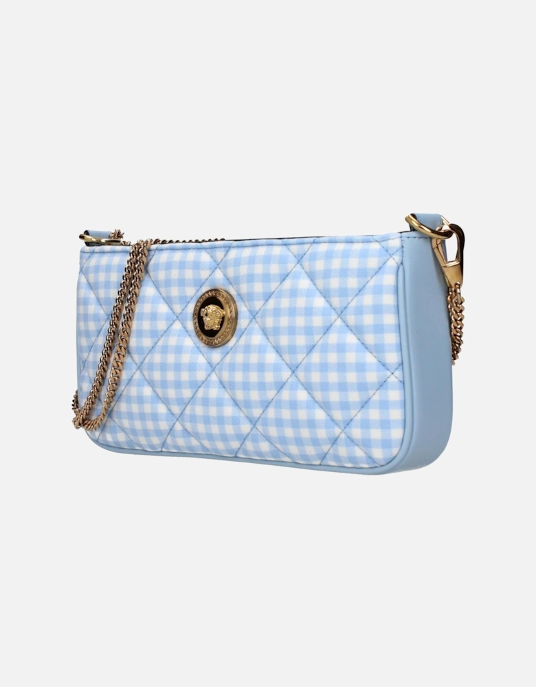 Mini Shoulder Bag with Front Detail Women - Light Blue