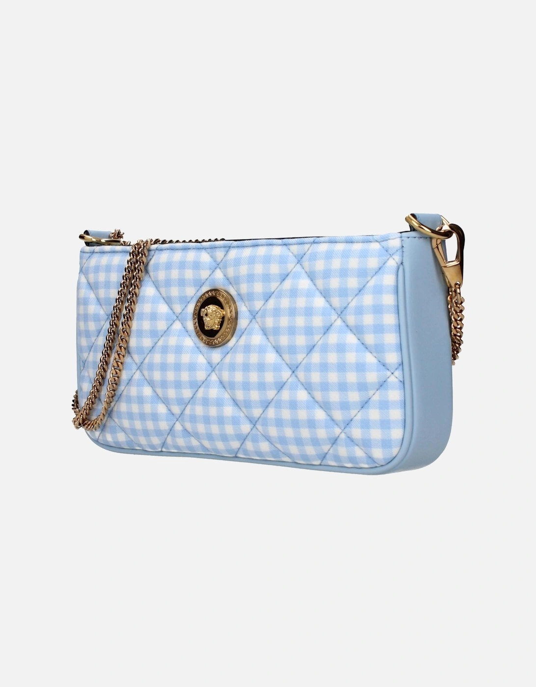 Mini Shoulder Bag with Front Detail Women - Light Blue
