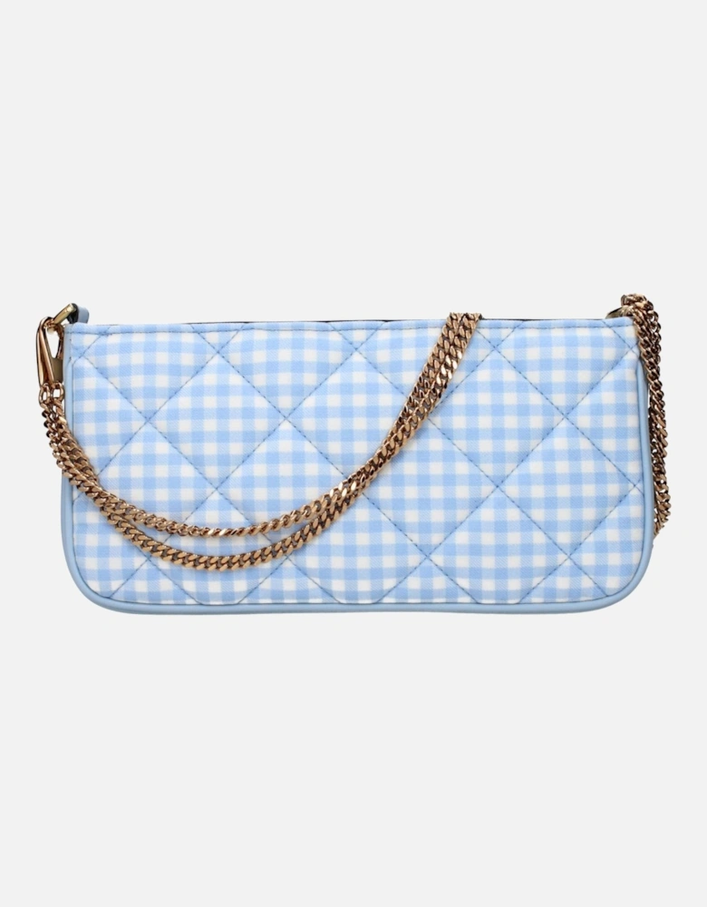Mini Shoulder Bag with Front Detail Women - Light Blue