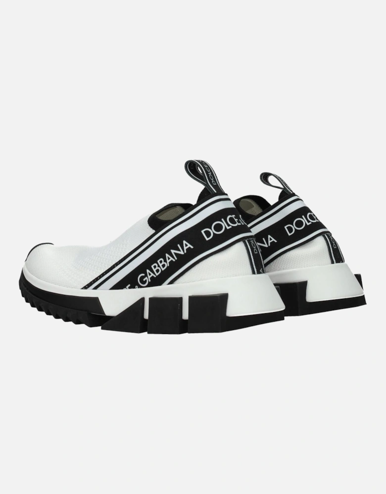 Side and Back Logo Sneakers Women - White
