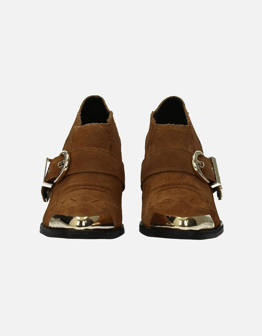 Suede Ankle Boots with Vintage Effect Women - Brown
