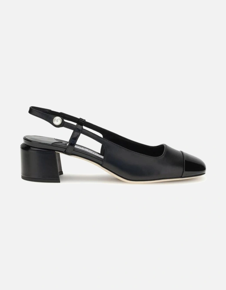 Calf Leather and Lamb Skin Ankle Boots Women - Black Pumps