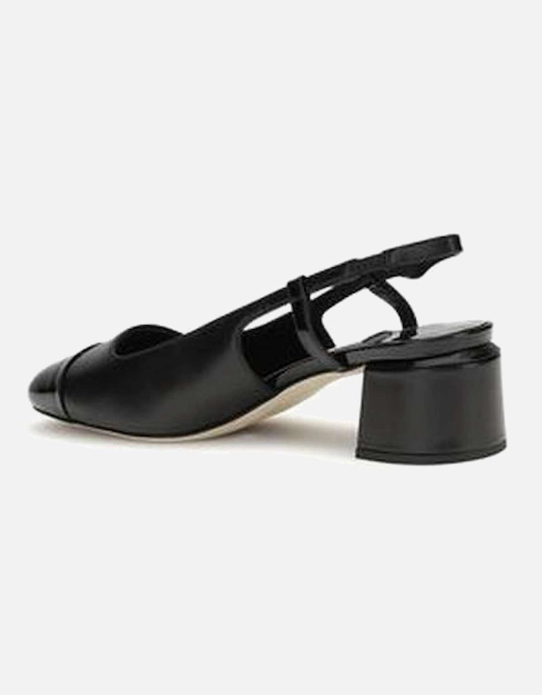 Calf Leather and Lamb Skin Ankle Boots Women - Black Pumps