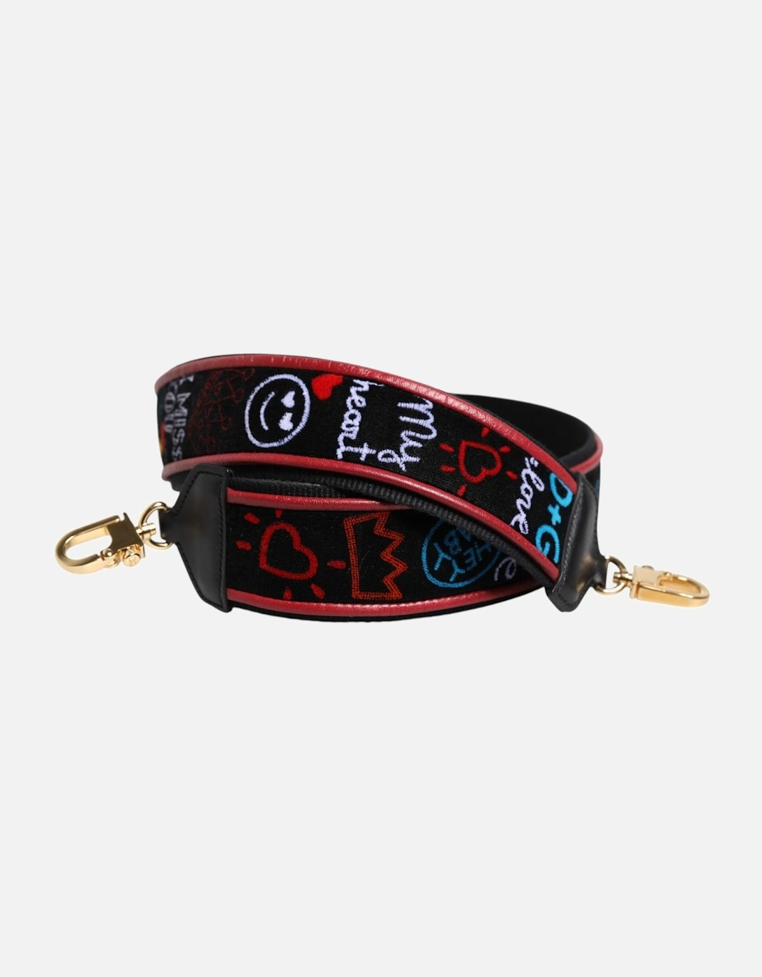Strap Handbag Accessory with Multicolor Print Women - Black Bags, 6 of 5