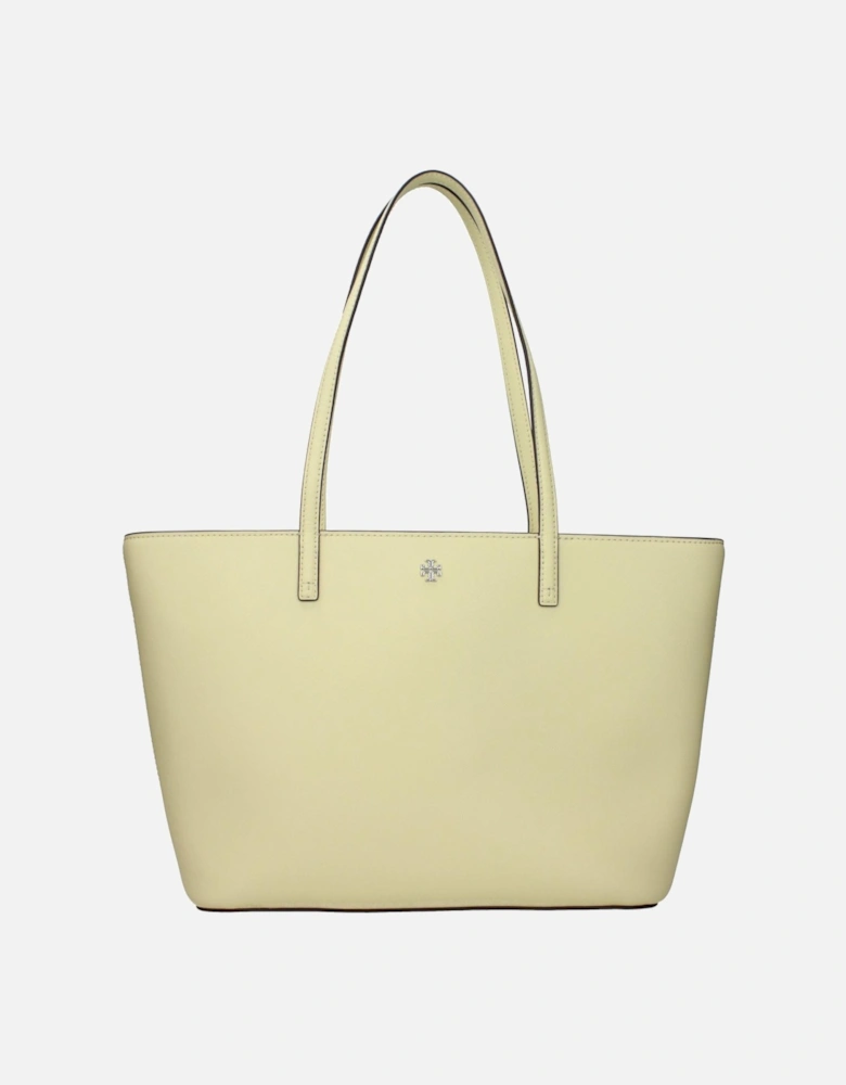 Leather Shoulder Bag with Adjustable Strap Women - Yellow