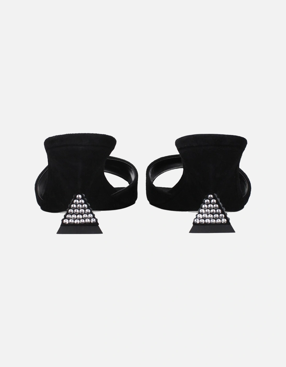 Open Toe Suede Wedge Sandals Women - Black