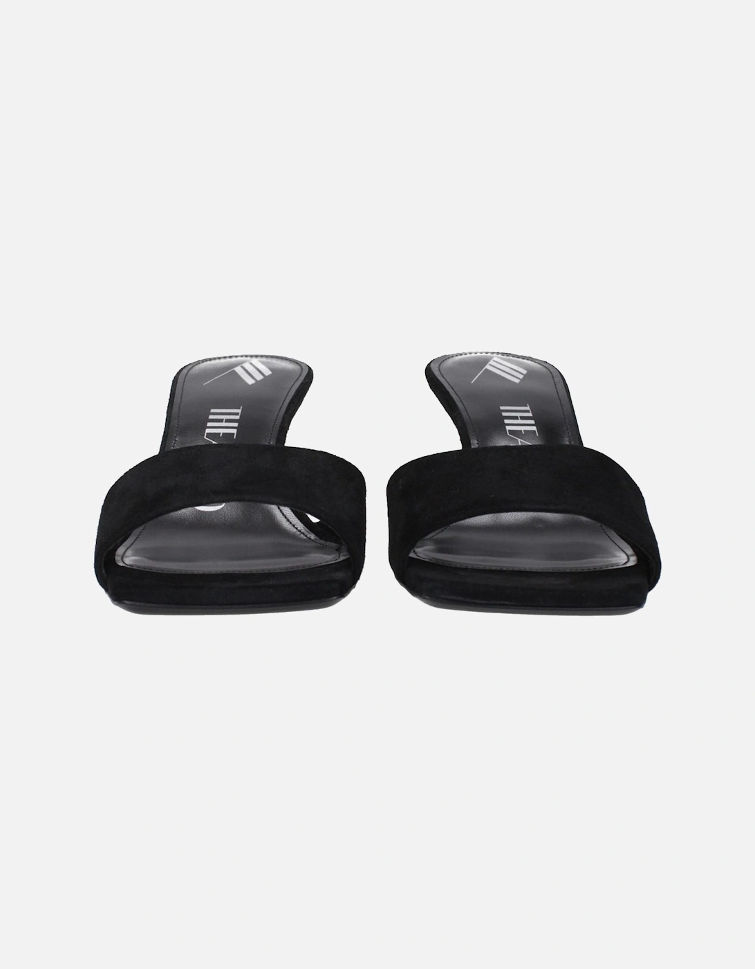 Open Toe Suede Wedge Sandals Women - Black