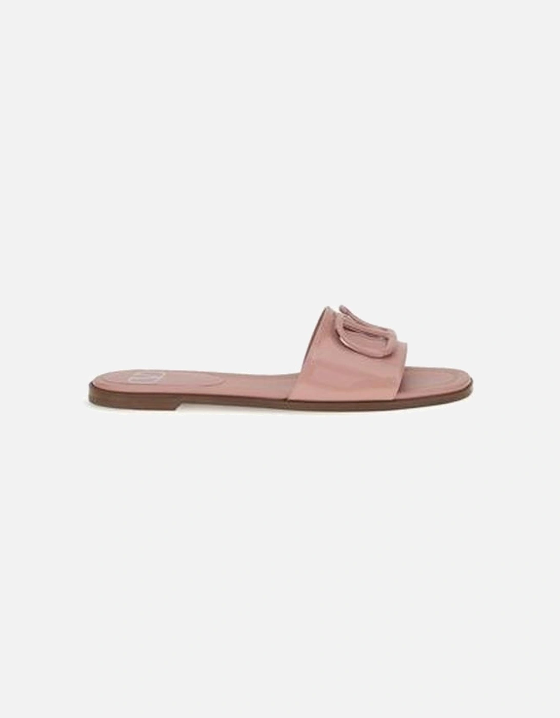 Patent Leather VLogo Slide Sandals with Mirrored Piping Women -, 5 of 4