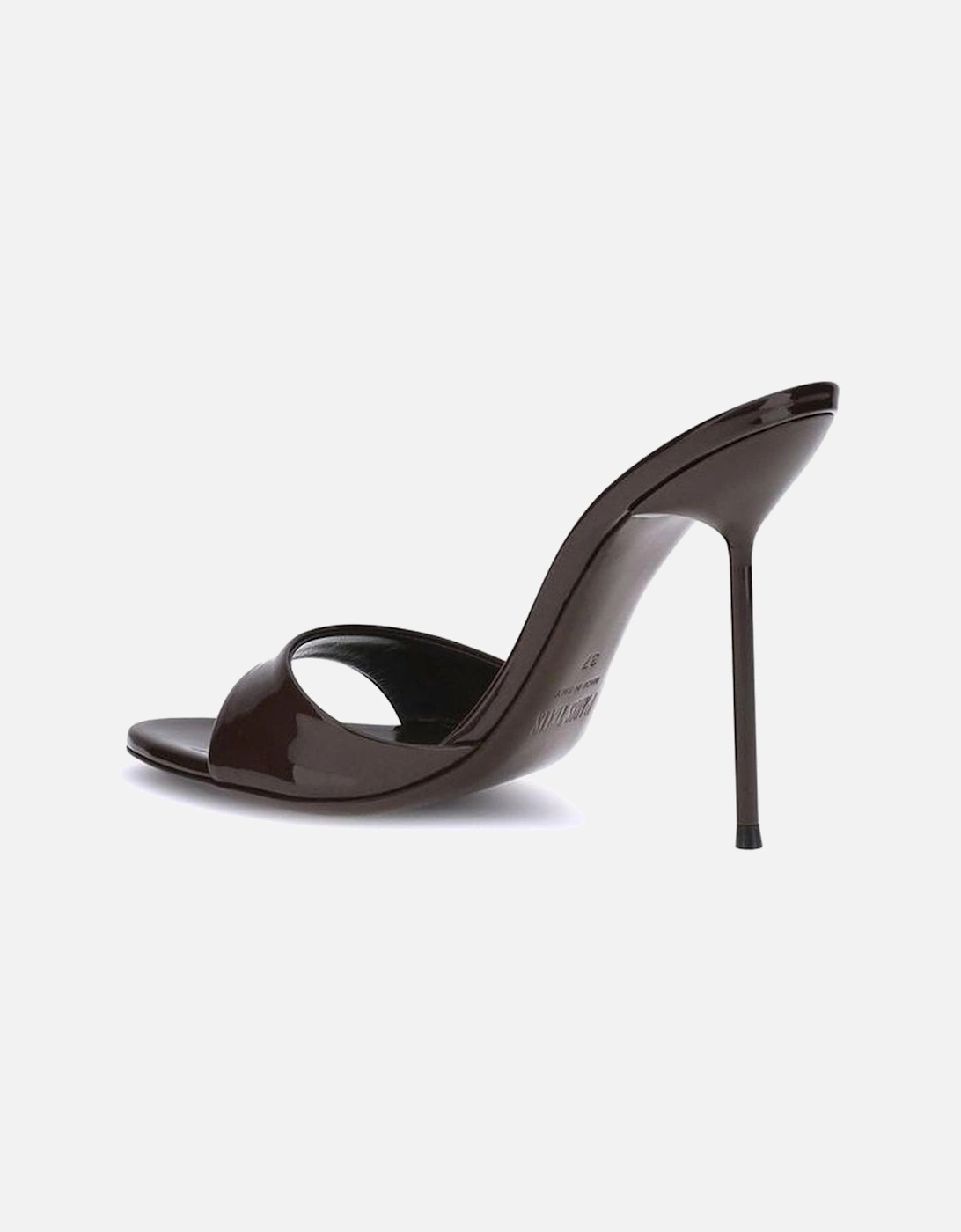 Lidia Leather Stiletto Heel Sandals Women - Brown