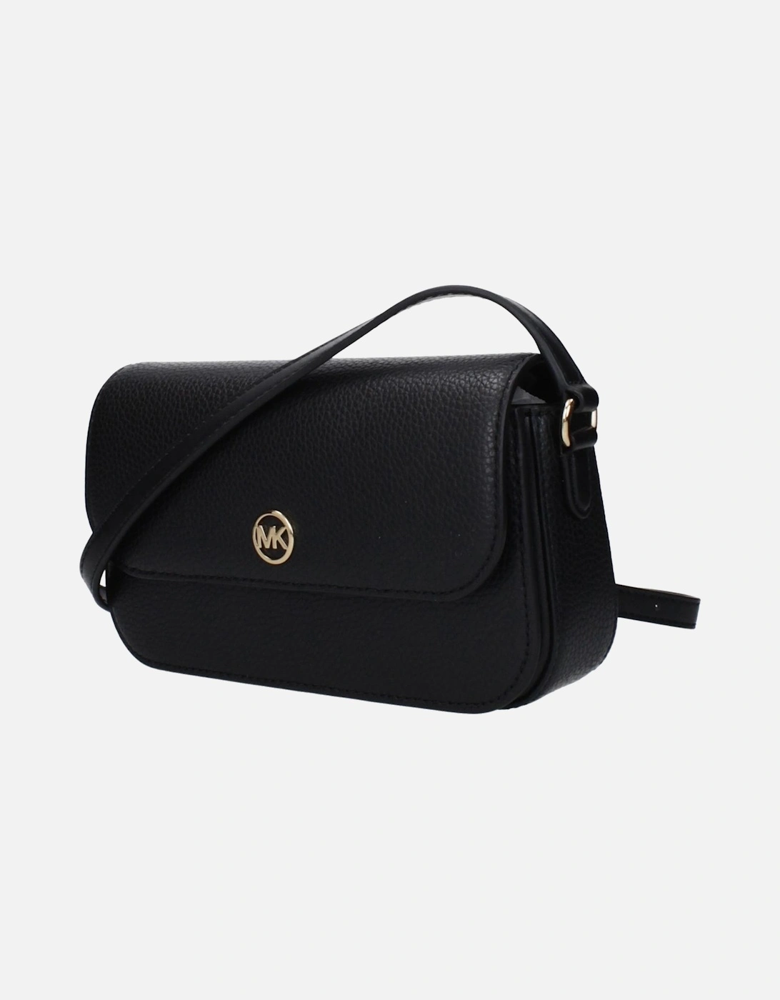 Leather Crossbody Bag with Adjustable Strap Women - Black