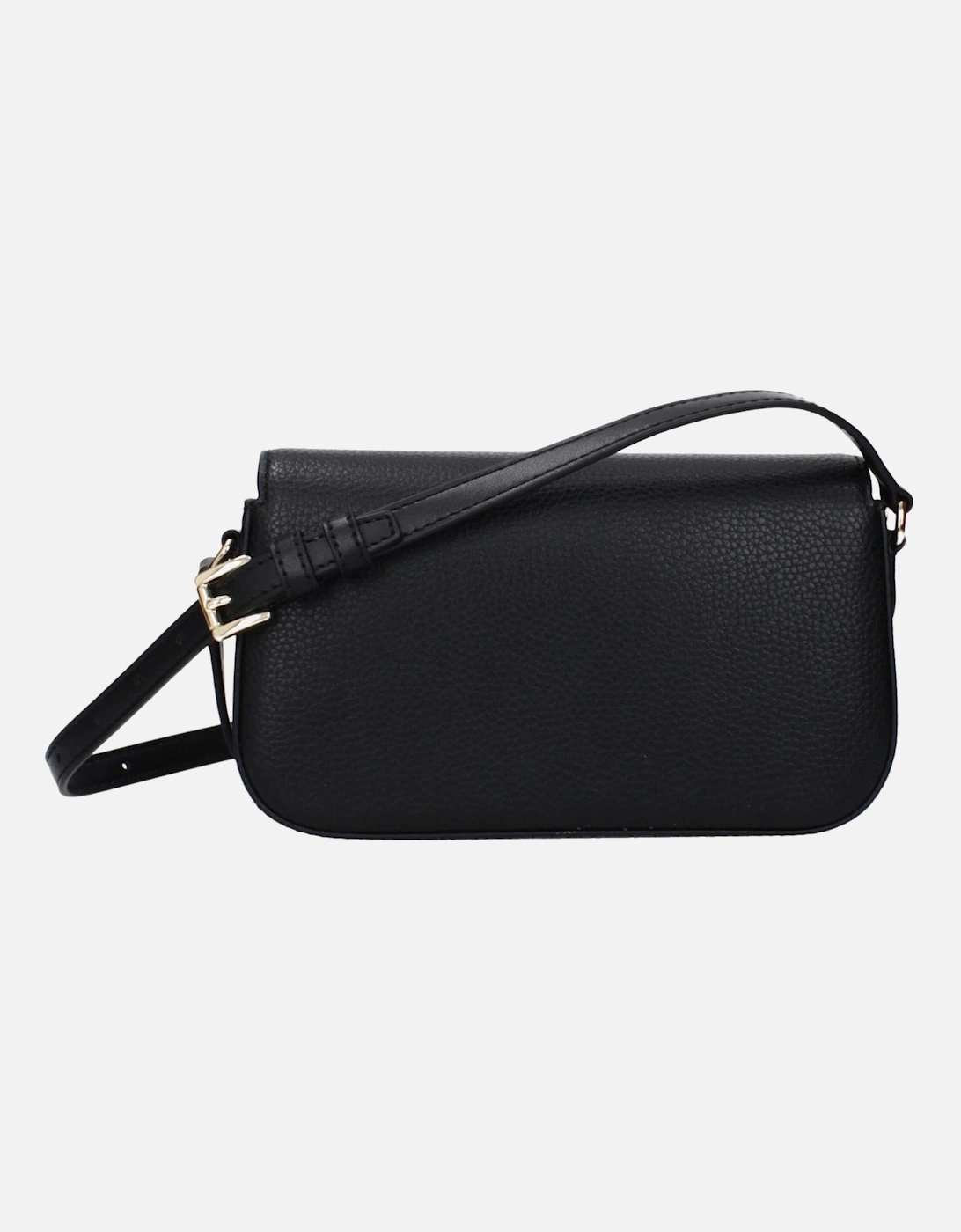 Leather Crossbody Bag with Adjustable Strap Women - Black