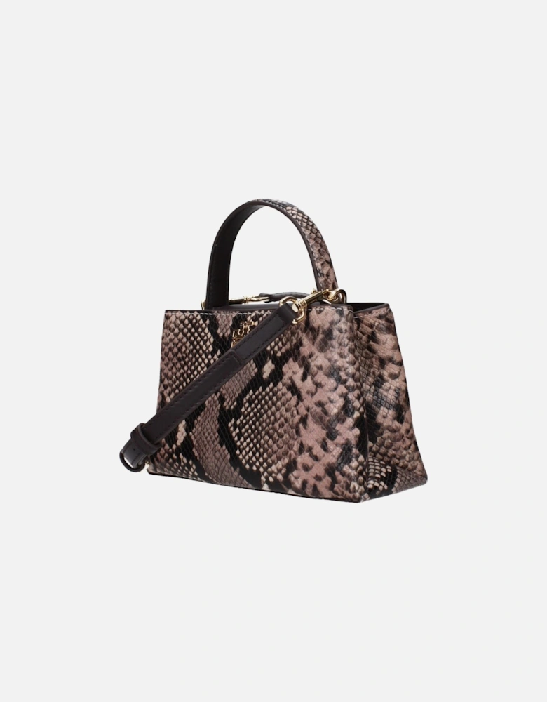Leather Handbag with Adjustable and Removable Shoulder Strap Women -