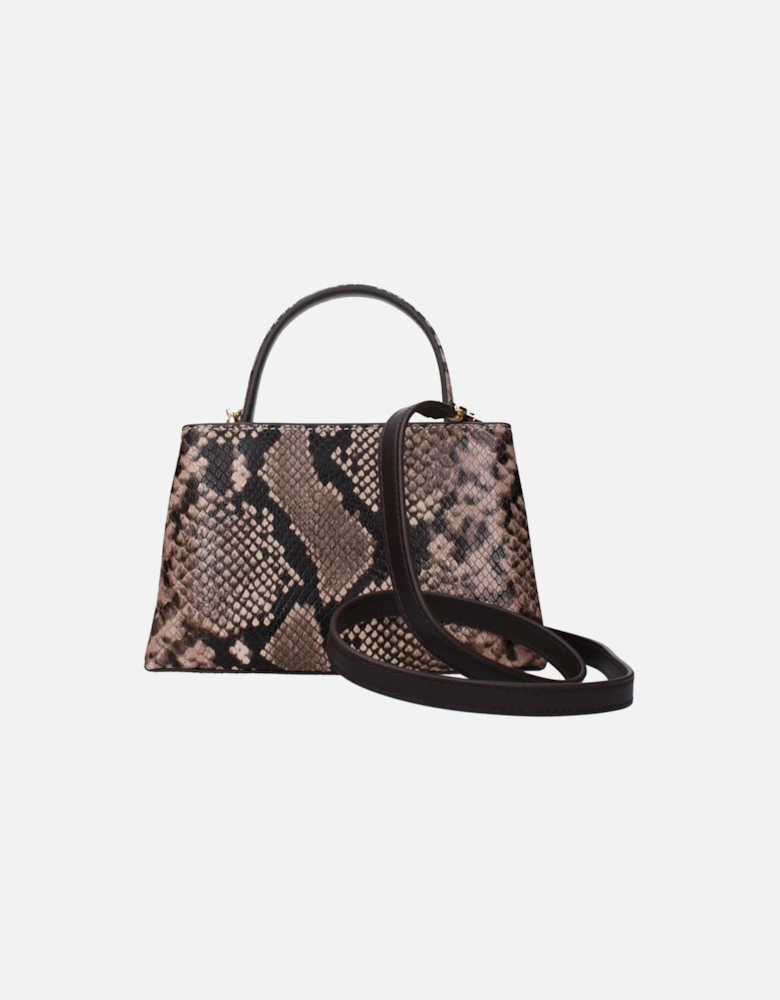Leather Handbag with Adjustable and Removable Shoulder Strap Women -
