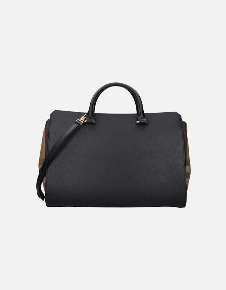 Leather Handbag with Adjustable and Removable Shoulder Strap Women -
