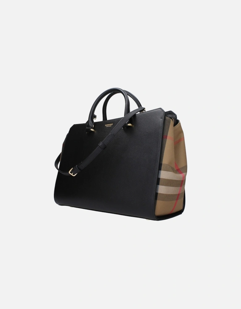 Leather Handbag with Adjustable and Removable Shoulder Strap Women -