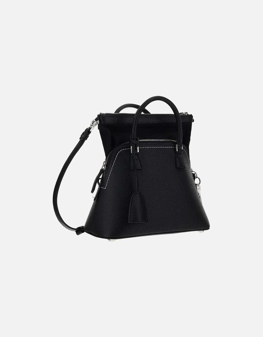 Calfskin 5AC Handbag with Chain Strap Women - Black Shoulder Bags