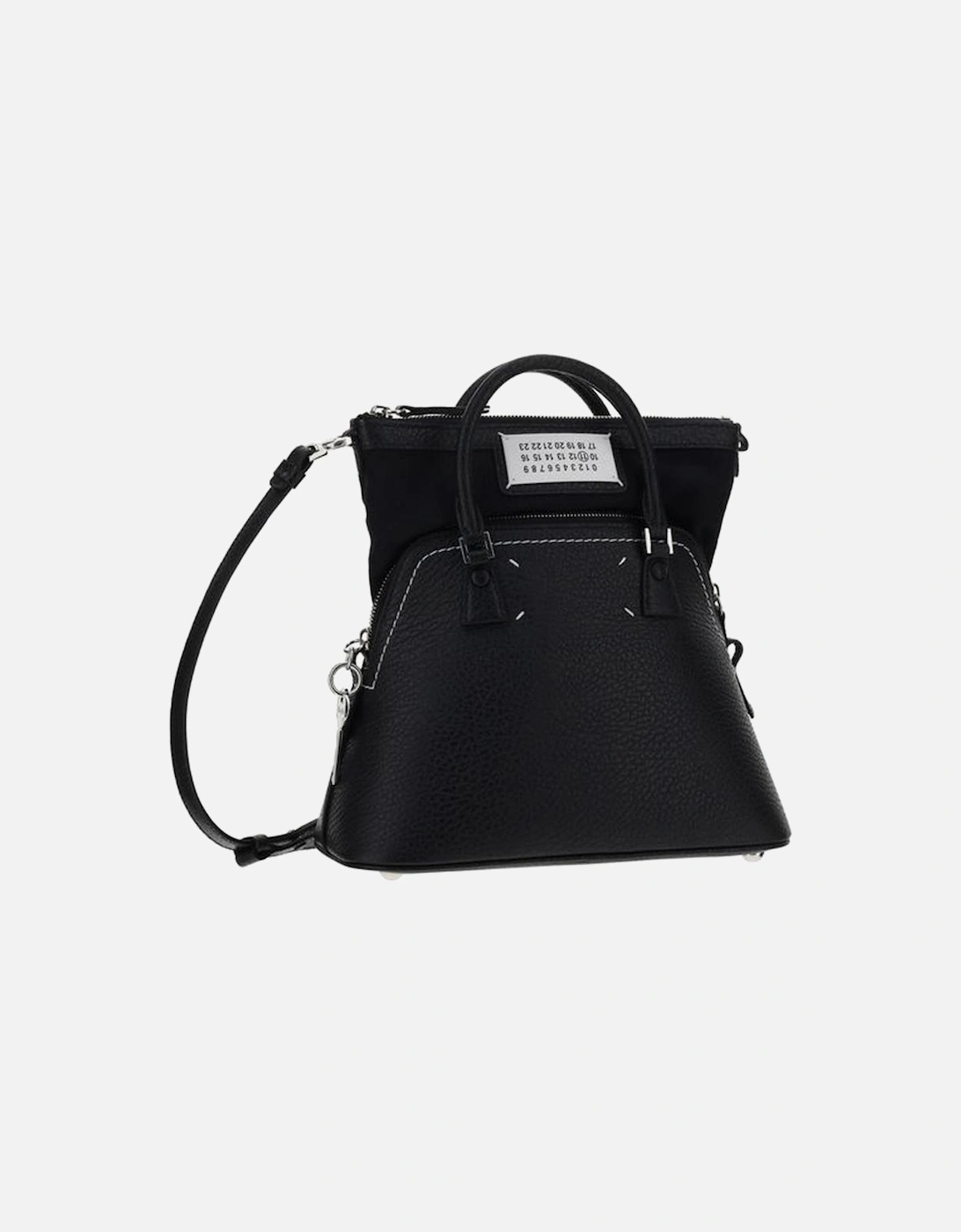 Calfskin 5AC Handbag with Chain Strap Women - Black Shoulder Bags