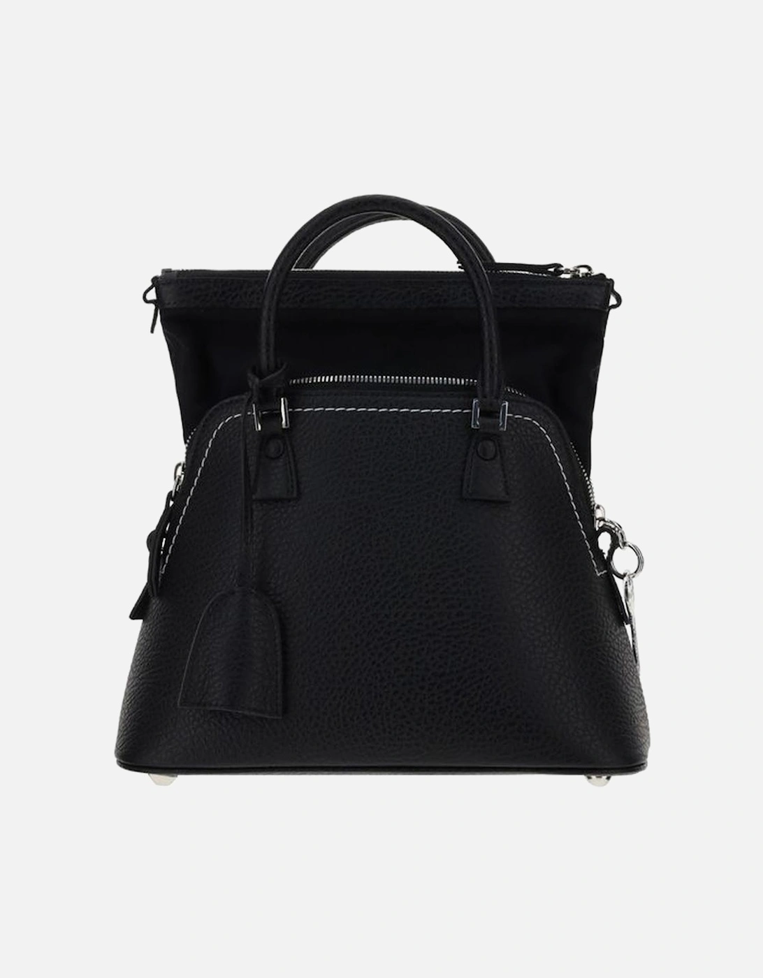 Calfskin 5AC Handbag with Chain Strap Women - Black Shoulder Bags, 5 of 4