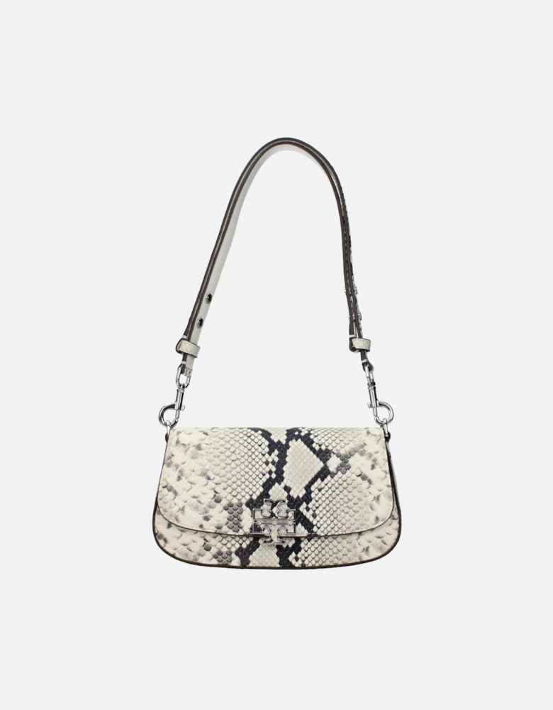 Leather Shoulder Bag with Adjustable and Removable Straps Women -