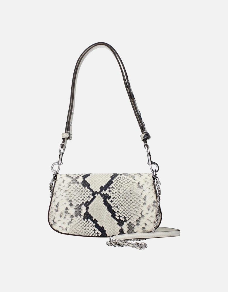 Leather Shoulder Bag with Adjustable and Removable Straps Women -