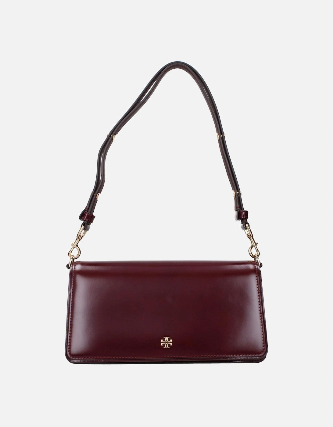 Patent Leather Shoulder Bag with Adjustable Handle Women - Red, 4 of 3