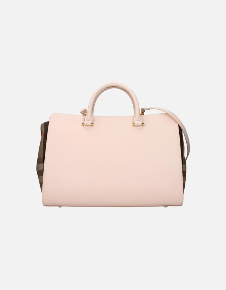 Leather Handbag with Adjustable and Removable Shoulder Strap Women -