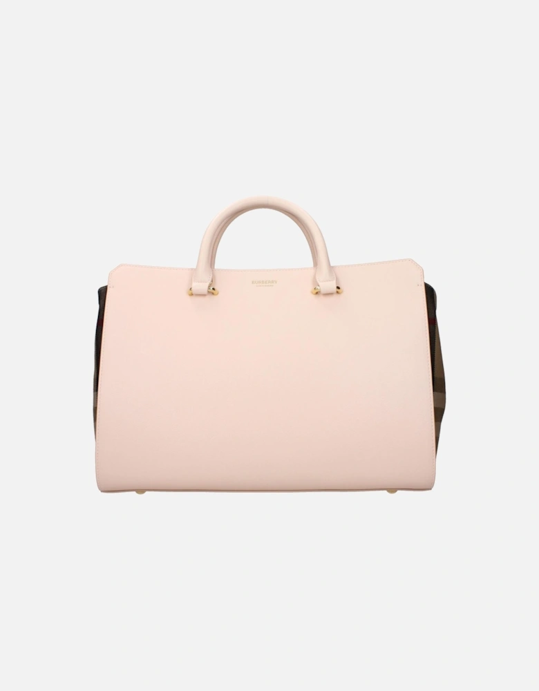 Leather Handbag with Adjustable and Removable Shoulder Strap Women -