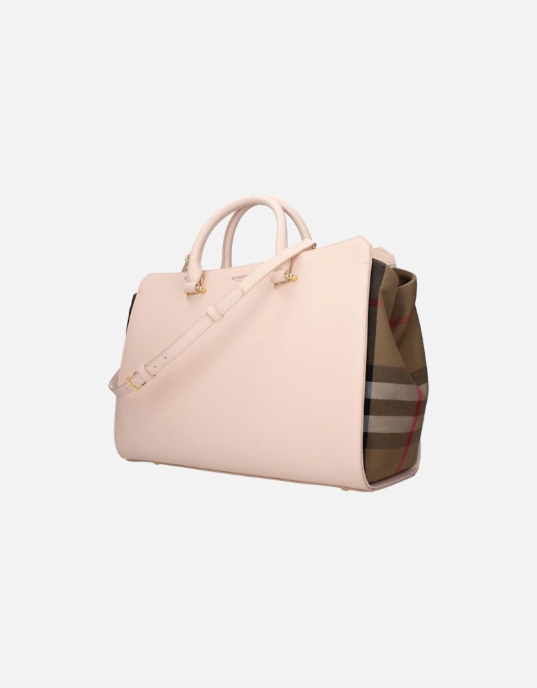 Leather Handbag with Adjustable and Removable Shoulder Strap Women -