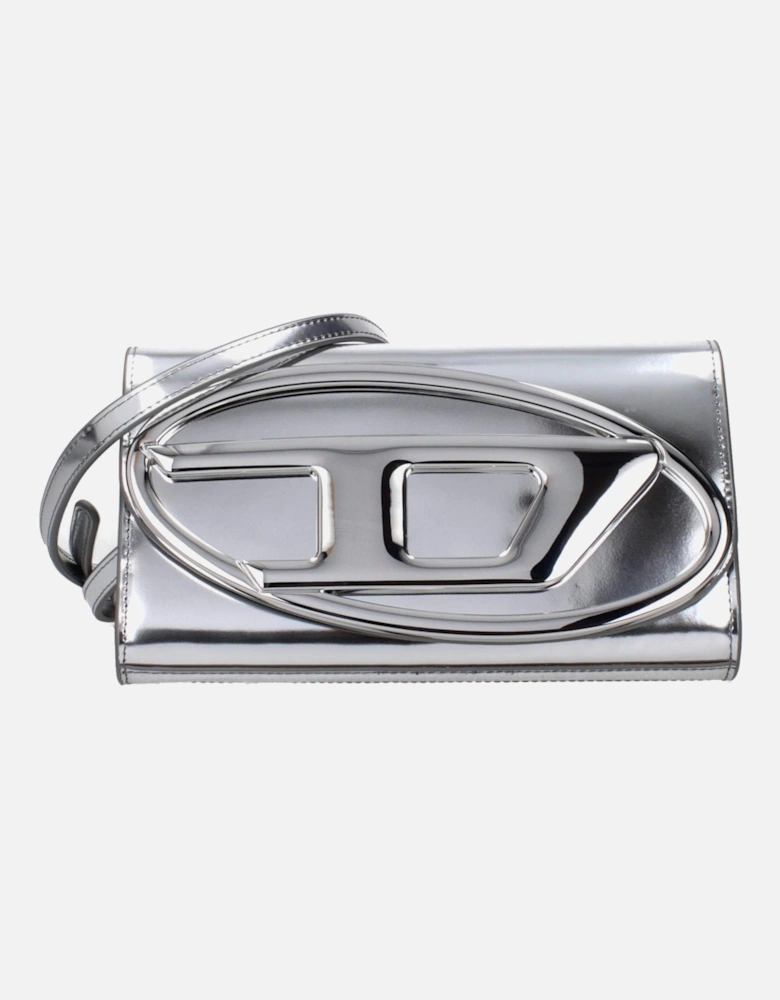 Patent Leather Clutch with Adjustable and Removable Shoulder Strap