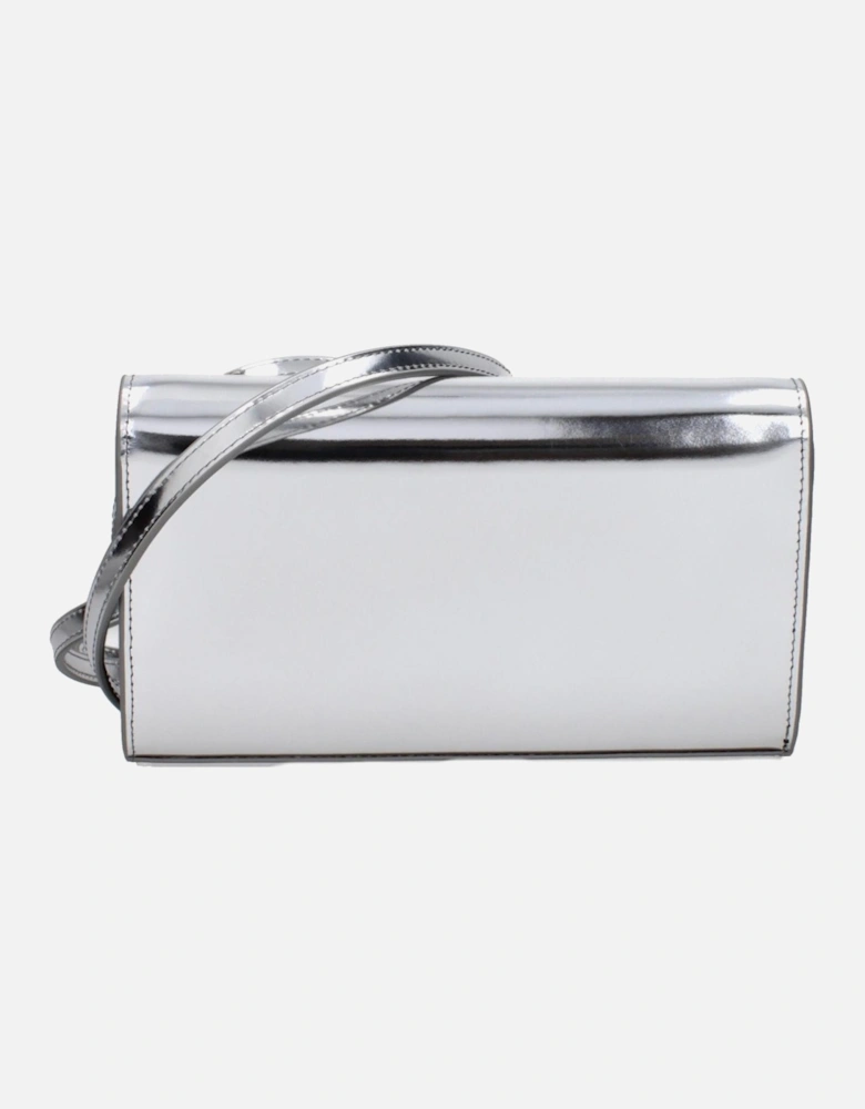 Patent Leather Clutch with Adjustable and Removable Shoulder Strap