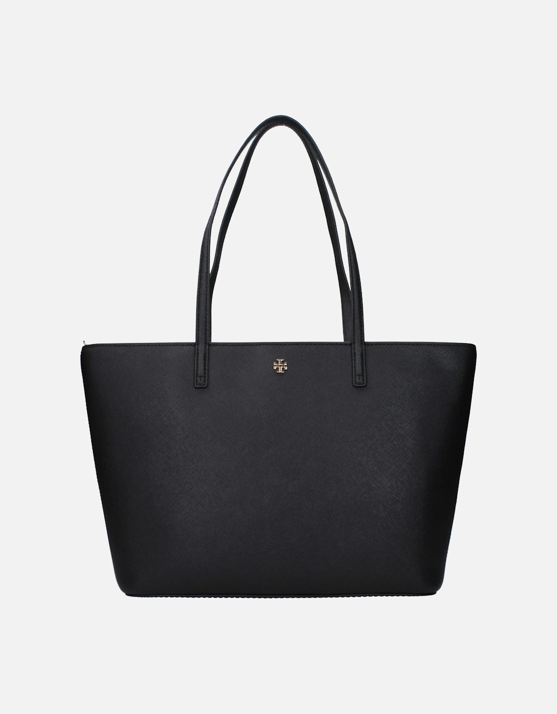 Leather Shoulder Bag with Adjustable Strap Women - Black, 4 of 3