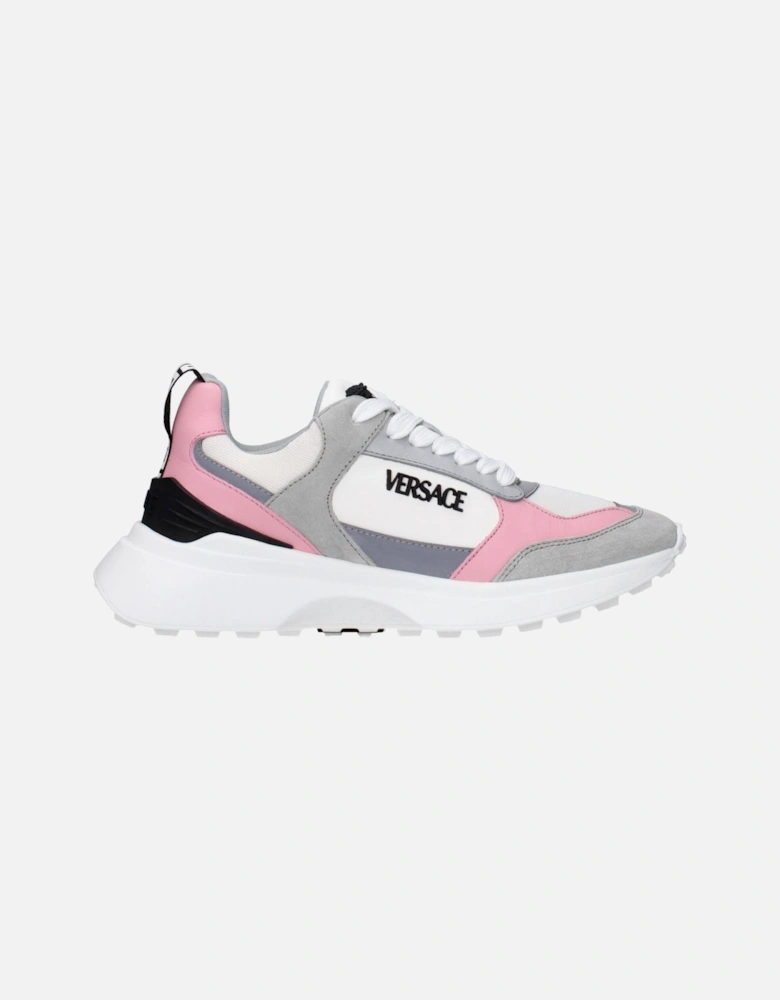 Logo-Embellished Casual Lace-Up Sneakers Women - White