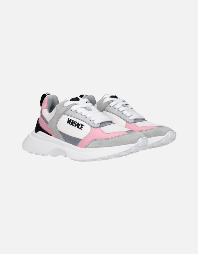 Logo-Embellished Casual Lace-Up Sneakers Women - White