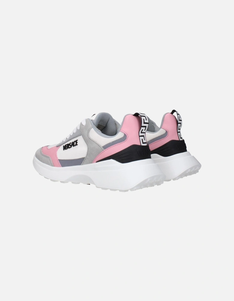 Logo-Embellished Casual Lace-Up Sneakers Women - White