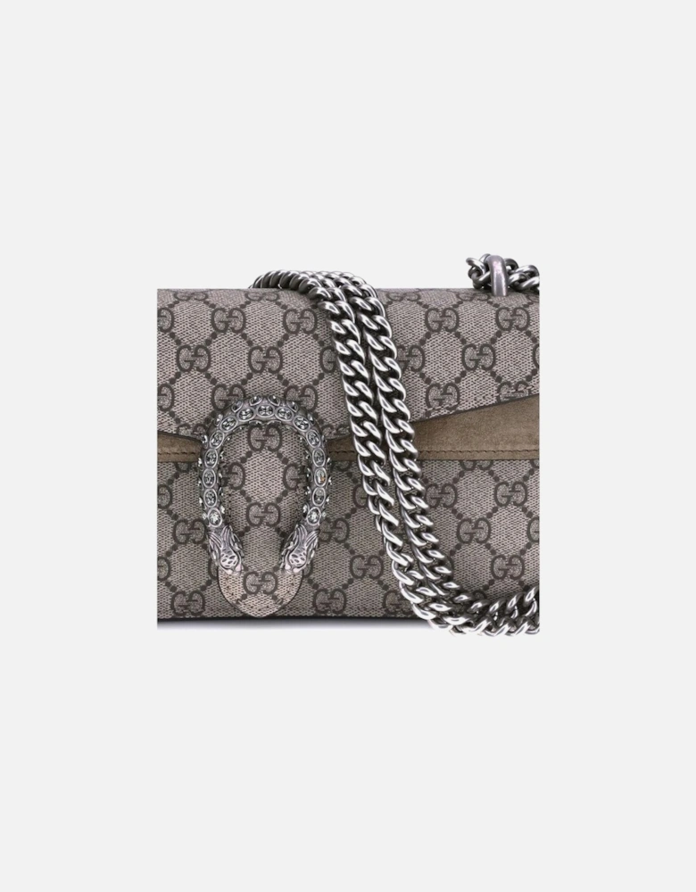 Dionysus Leather Shoulder Bag with Crystal Closure Women - Multicolor