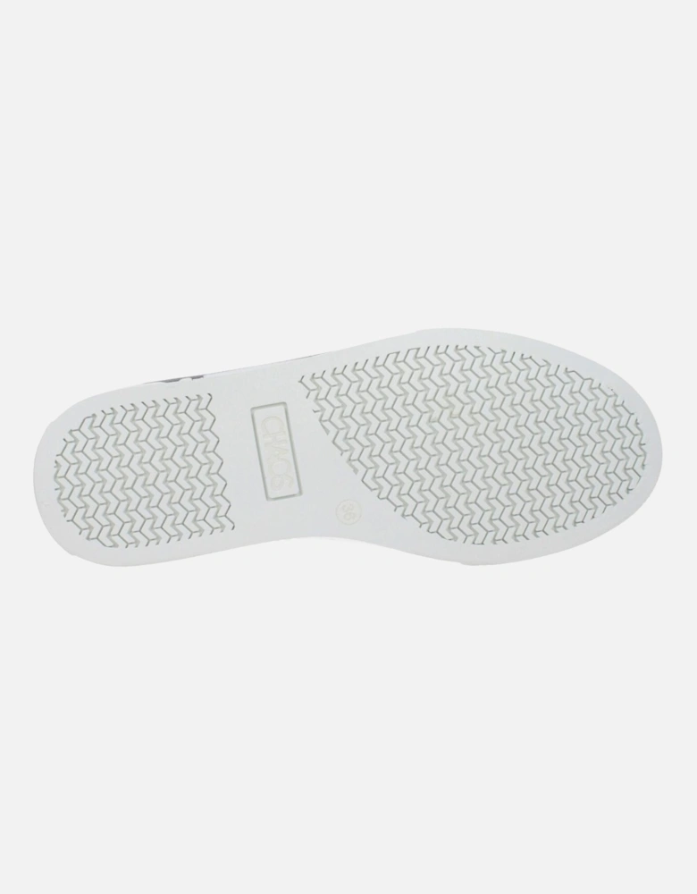 Front Logo Lace-Up Sneakers Women - White