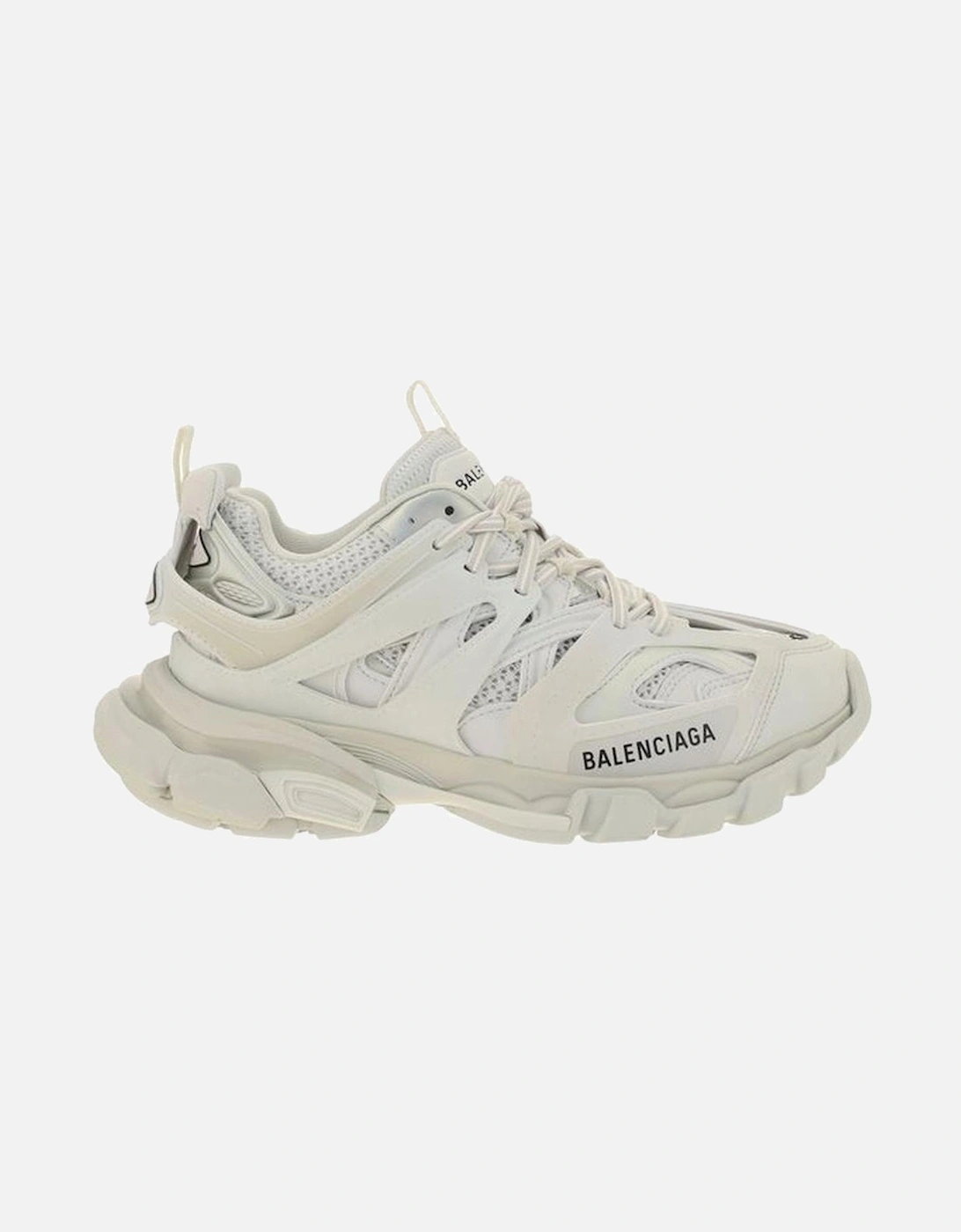 Track Sneakers with Mixed Material Upper and Leather Details Women -, 5 of 4