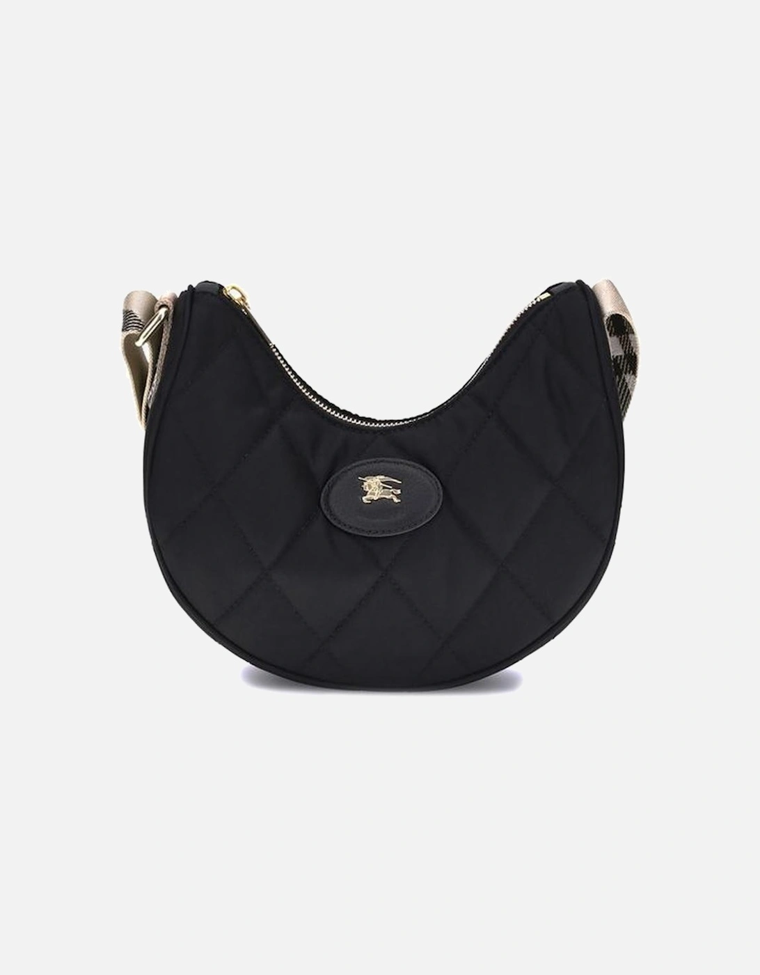 Horseshoe Shoulder Bag with Adjustable Strap Women - Black, 5 of 4
