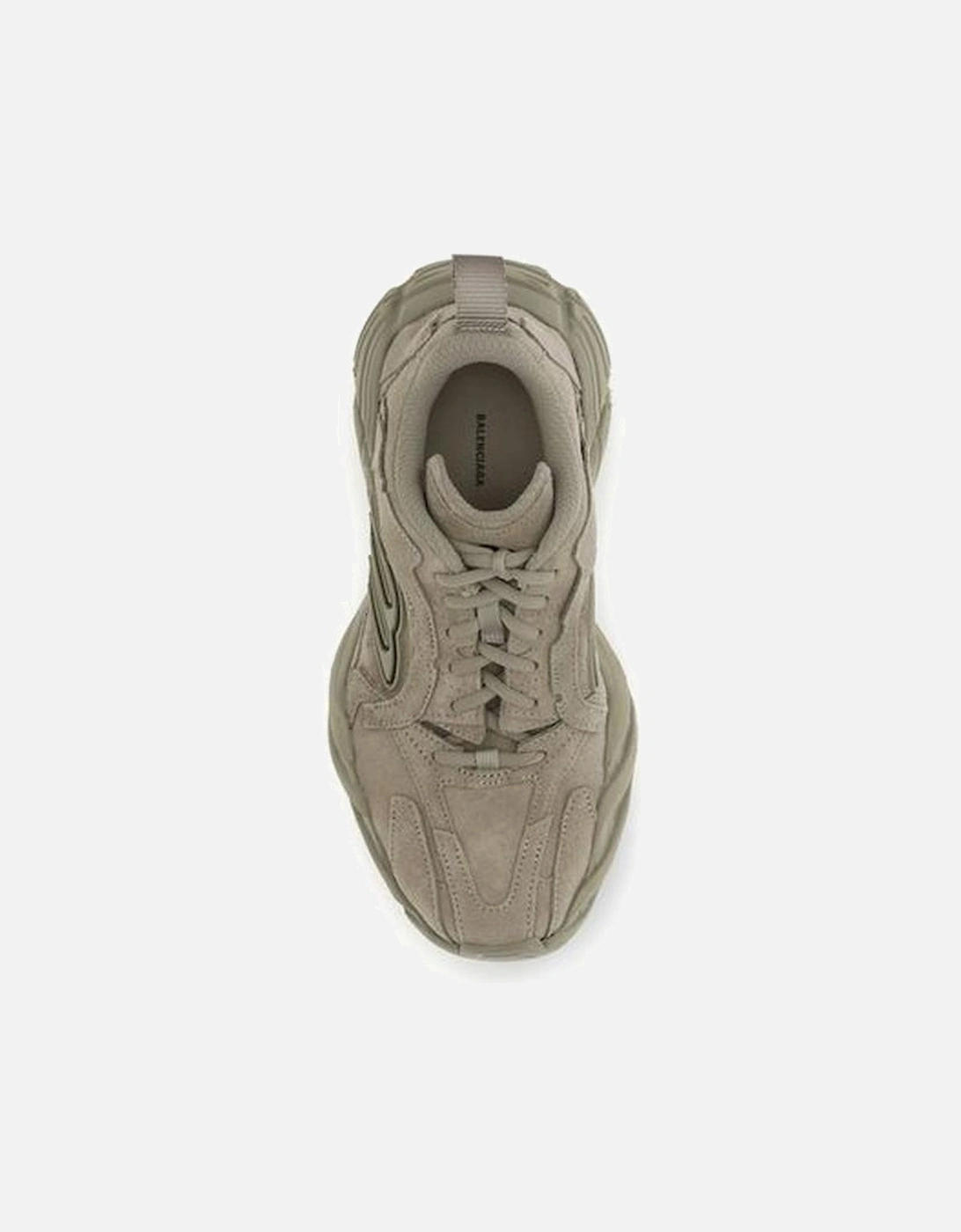 Sporty Suede and Polyester Monday Sneakers Women - Beige