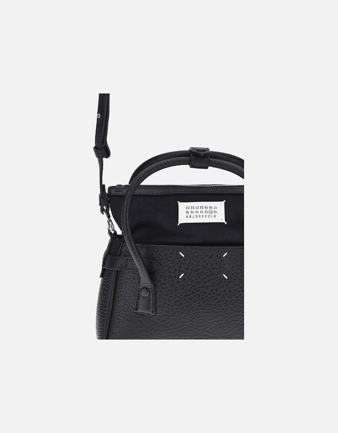 5AC Leather Handbag with Chain Strap Women - Black