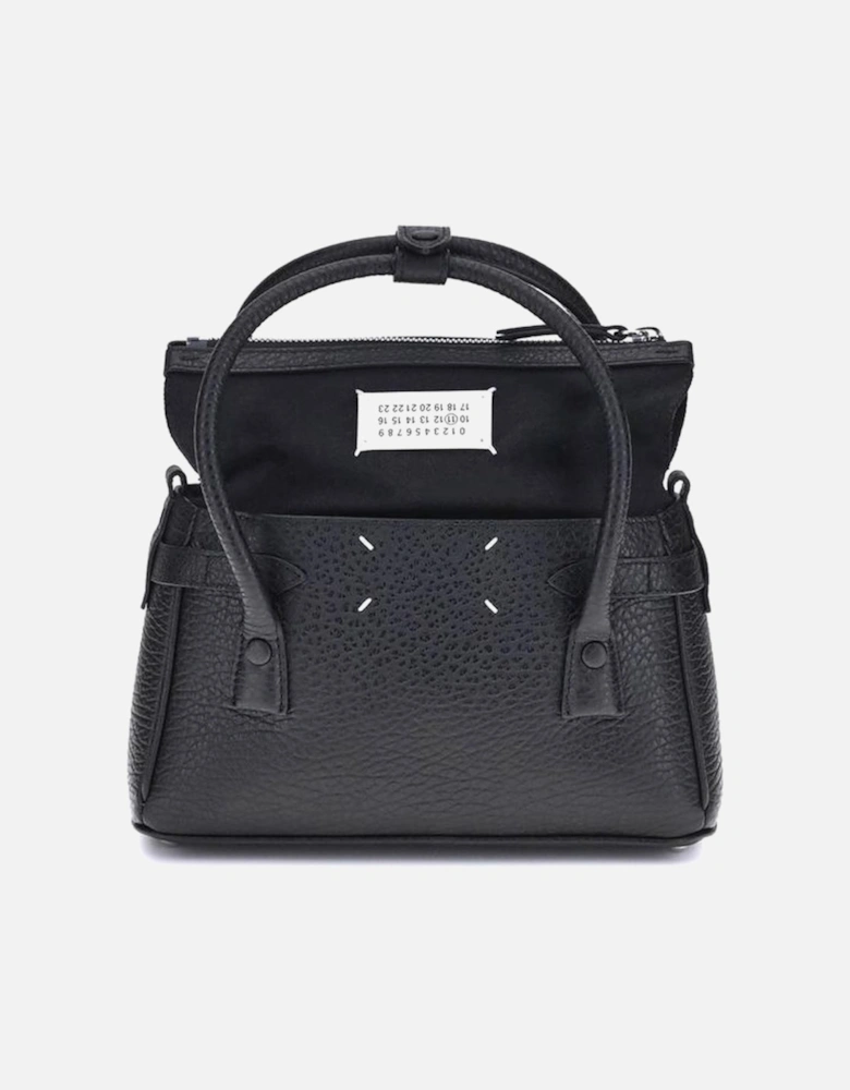 5AC Leather Handbag with Chain Strap Women - Black