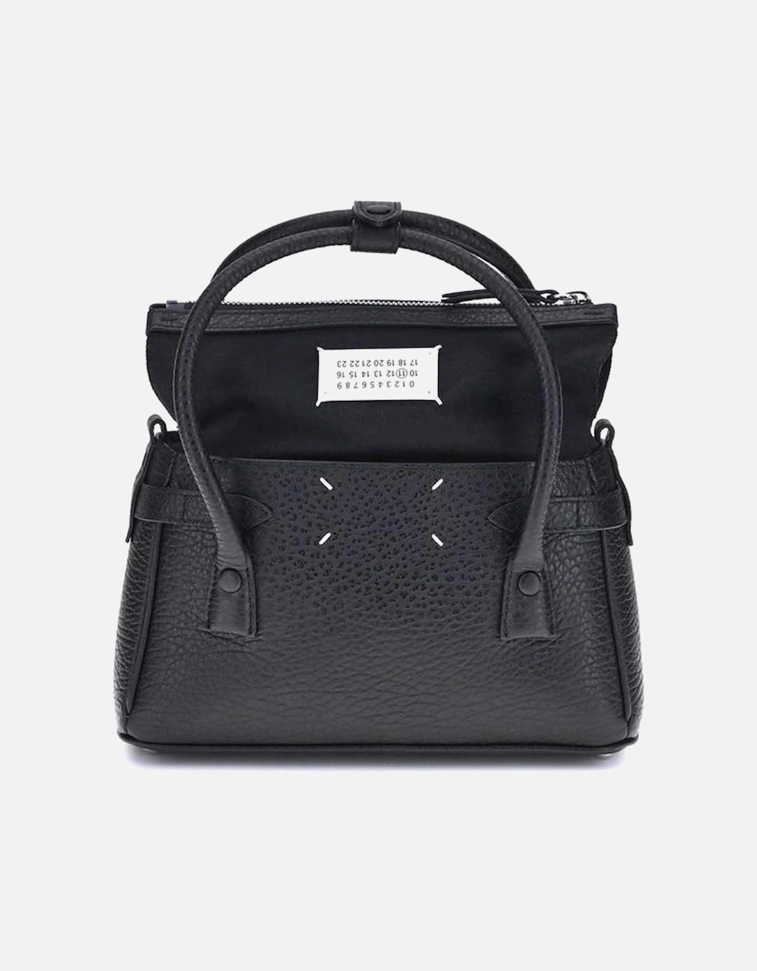 5AC Leather Handbag with Chain Strap Women - Black, 5 of 4